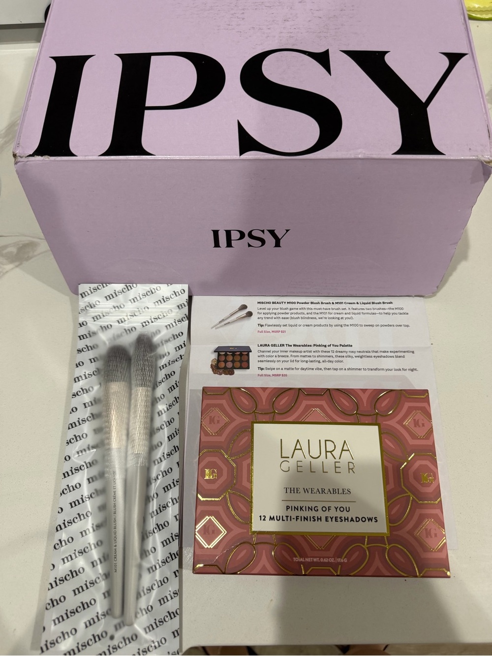 Laura Geller Eyeshadow Palette and Brushes